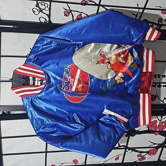 Denver Nuggets Yosemite Sam Satin Jacket Coat Size Medium NWT‎ - Picture 1 of 8